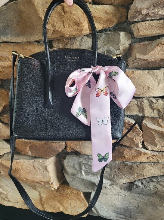 kate spade Handbags - kate spade EUC Margaux Medium Satchel - Black Pebbled Leather Top-Handle